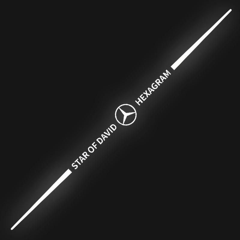 3D színes lézerfényvisszaverő autómatricák 4 db