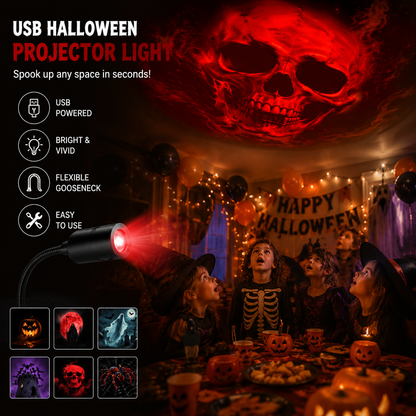 Plug-&-Play HD Csillagprojektor: Halloween 6 lemezes készlet