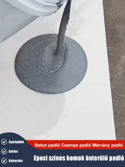 【Egyszeri formázás】 Epoxigyanta színes homokpadló festék frissítése
