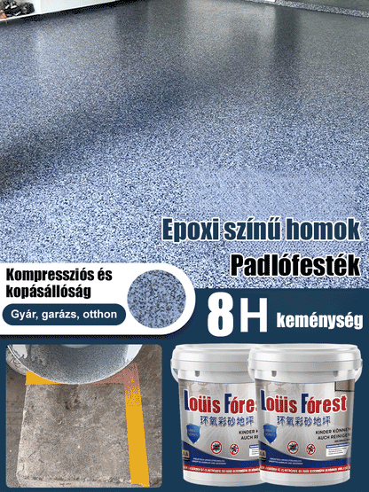 【Egyszeri formázás】 Epoxigyanta színes homokpadló festék frissítése