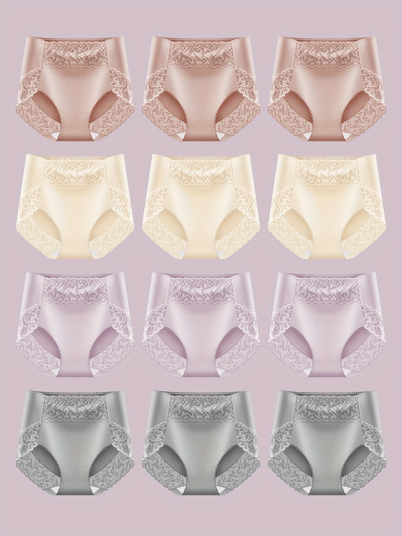 【Vásároljon 6-ot, kap 6-ot ingyen】Pamut, higroszkópos, antibakteriális, magas derekú karcsúsító fehérnemű