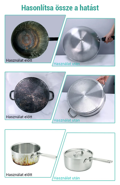 Távolítsa el a fekete gélt a pot aljáról