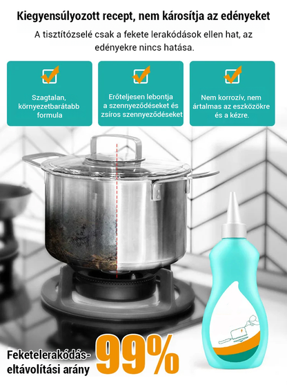 Távolítsa el a fekete gélt a pot aljáról