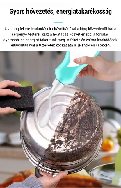 Távolítsa el a fekete gélt a pot aljáról