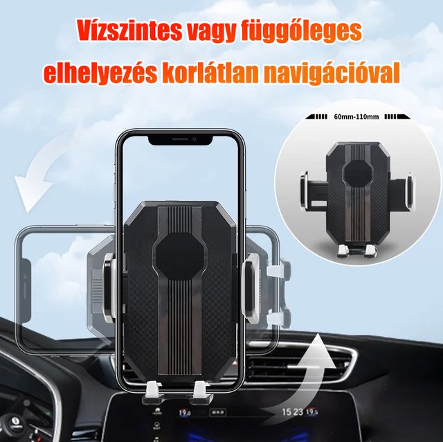 Szívókorongos autós telefontartó