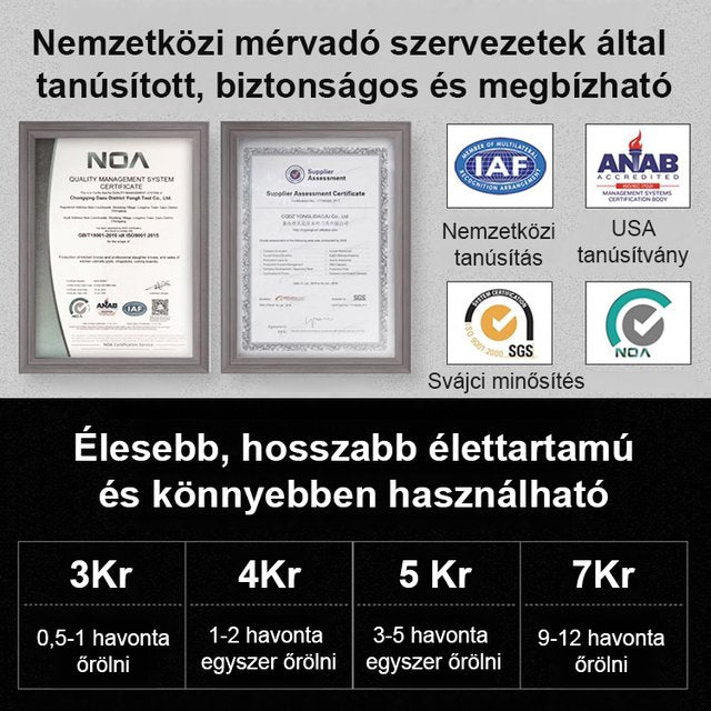 Egy vágás a csontból! Német éles kés könnyen eltávolítja a csontokat.