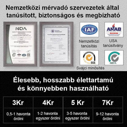 Egy vágás a csontból! Német éles kés könnyen eltávolítja a csontokat.