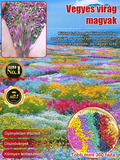 【Négyszezonos virágzás】Virágmező magkeverék