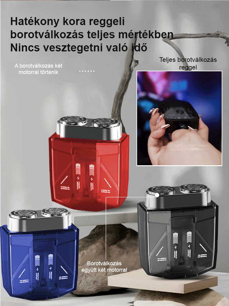 Kétmotoros trendi mechaborotva