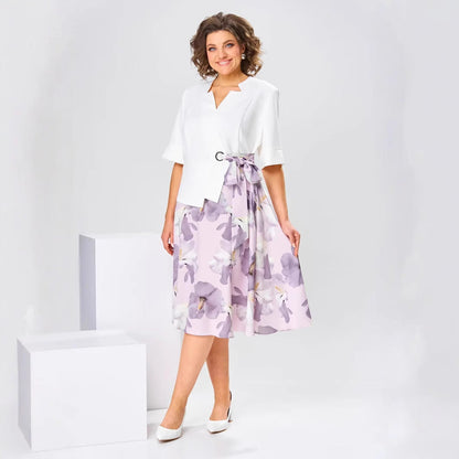 🌸[S-5XL]Kiváló minőségű pamut selyemruha