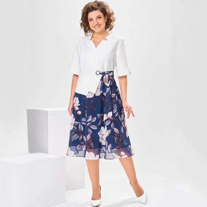 🌸[S-5XL]Kiváló minőségű pamut selyemruha