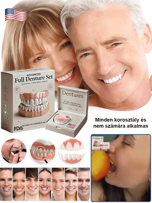 Szilikon Műfogsor Készlet