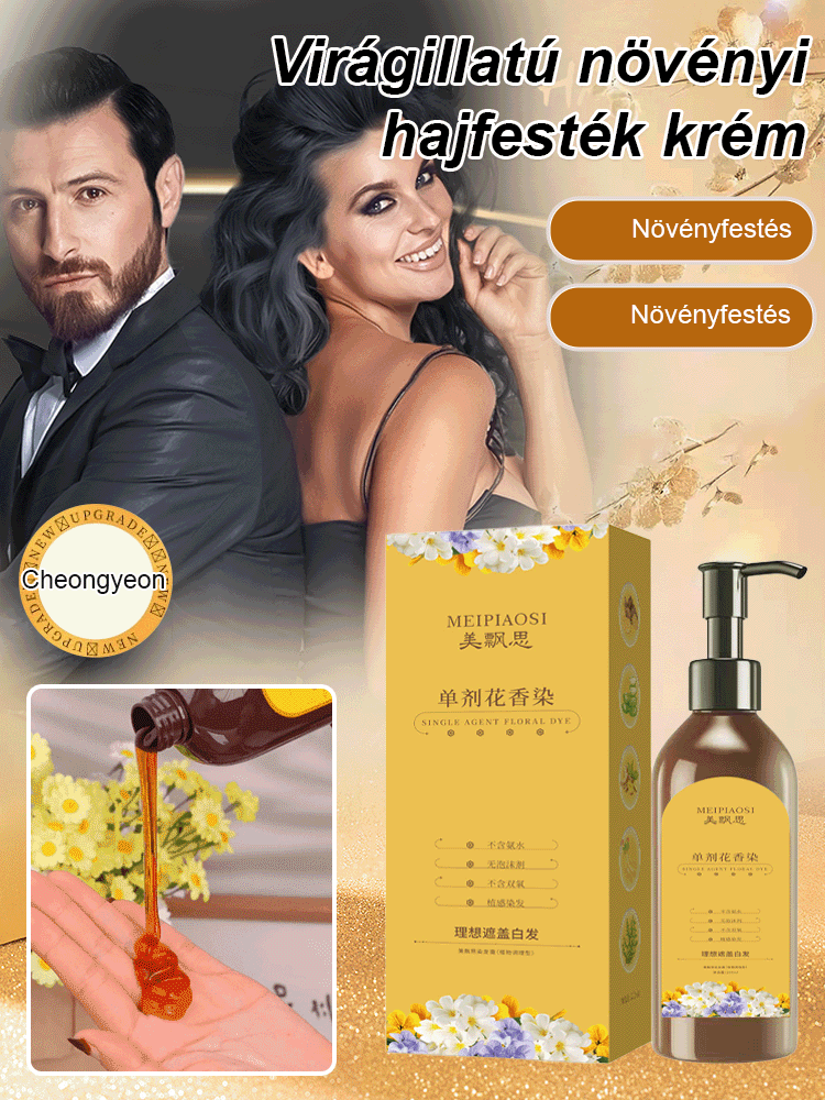 Virágillatú növényi hajfesték