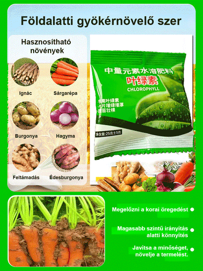 【Zöldtömeg-növelő】 Vízoldékony klorofill-tápoldat