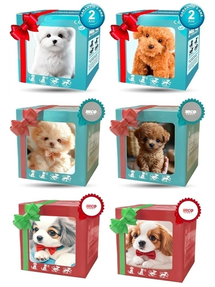 🔥Kiváló ajánlat🔥Reális plüss robot kiskutyám🐶