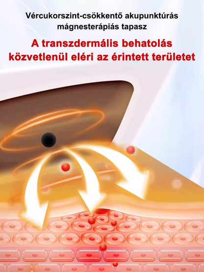 Vércukorszint-csökkentő akupunktúrás mágneses tapasz