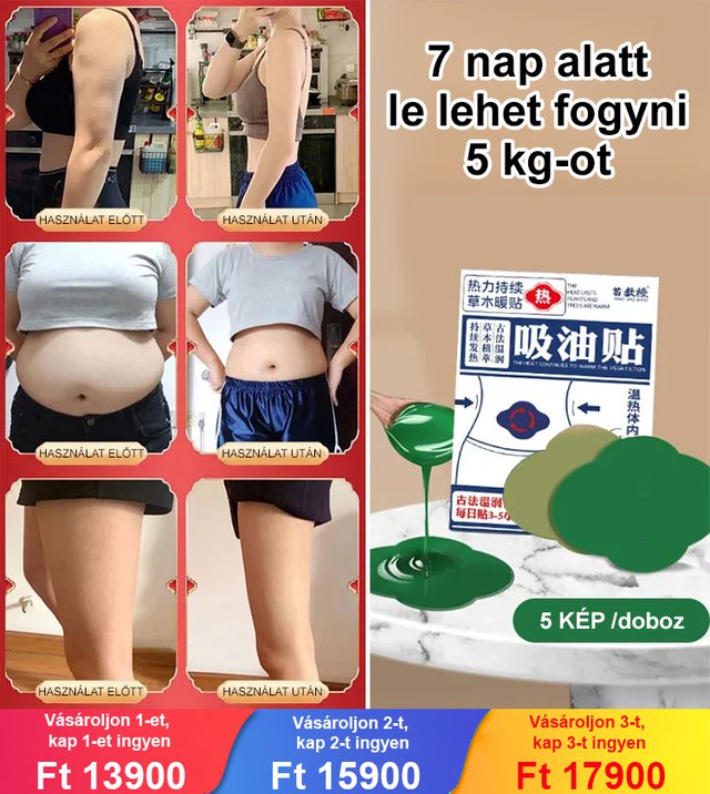 【TikTok sláger】 Lusta üröm olajfelszívó tapasz