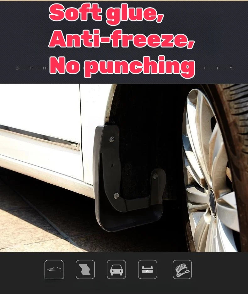 Homokfúvás elleni sárvédők hatékonyan védik autója fényezését (4 darab)