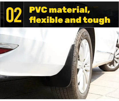 Homokfúvás elleni sárvédők hatékonyan védik autója fényezését (4 darab)