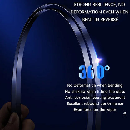 🌈 Csendes szénszálas, csont nélküli ablaktörlő lapátok - Tedd utazásod stílusossá, csendessé és kényelmessé!