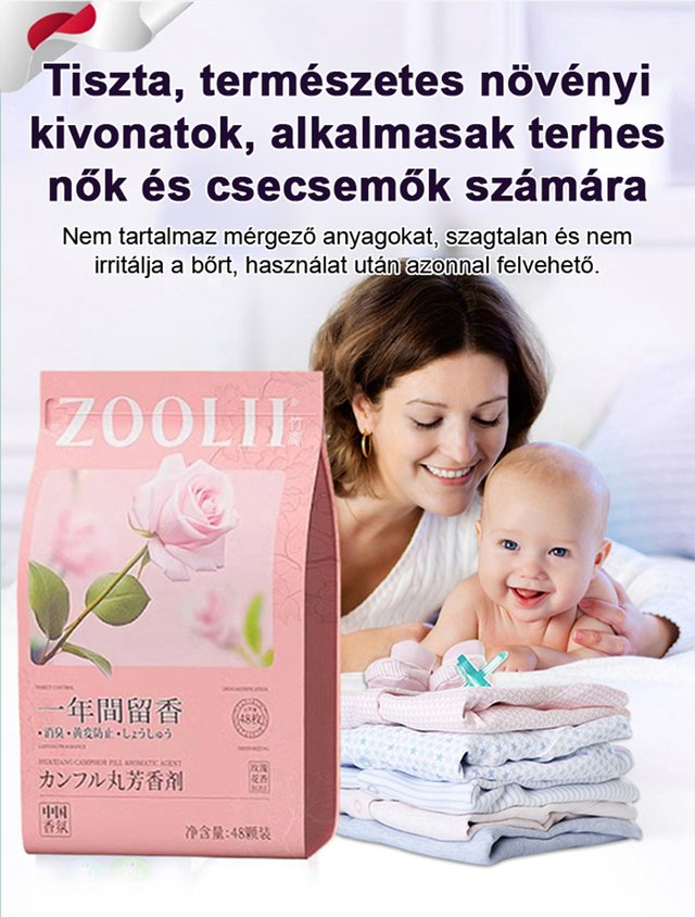 Virágillatú ház: atkaölő és fertőtlenítő illatú kámfor golyók