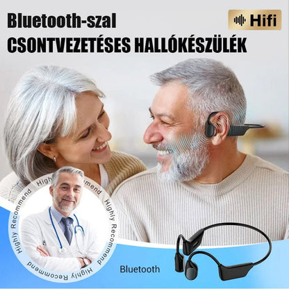 Csontvezetéses Bluetooth fejhallgató hallókészülék