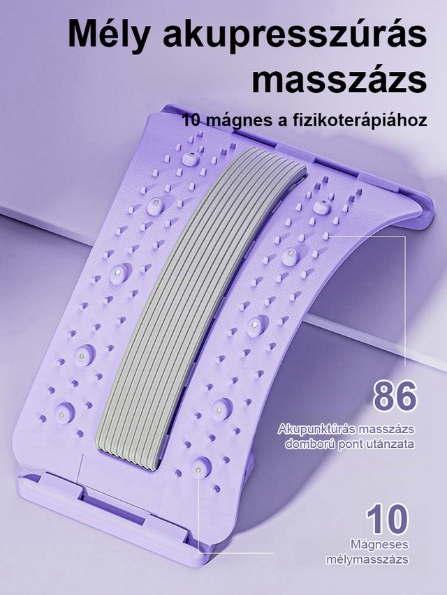 Mágneses akupunktúrás masszázs deréknyújtó készülék