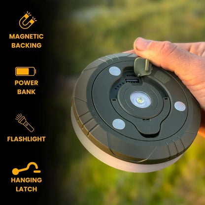 Camp Lamp™💡 10 méteres, kihúzható fényfüzér 🔋 8 órás akkumulátor-üzemidő 🌈 Több színbeállítás ⚙️ Másodpercek alatt beállítható