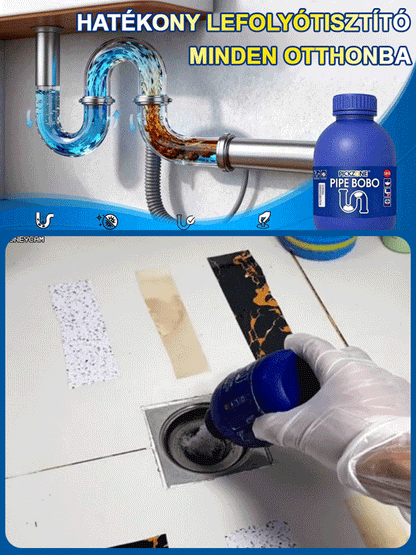 Erős csőtisztító szer