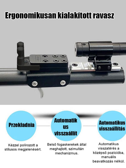 Rozsdamentes acél adagoló sötét színben