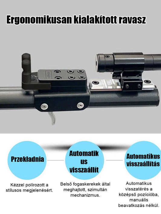 Rozsdamentes acél adagoló sötét színben