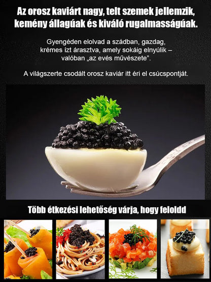 Oroszországban importált tokhal kaviár