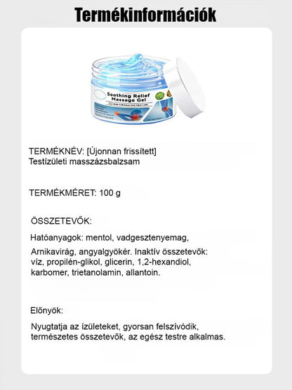 【Teljesen új frissítés】Testízületi masszázsápoló krém