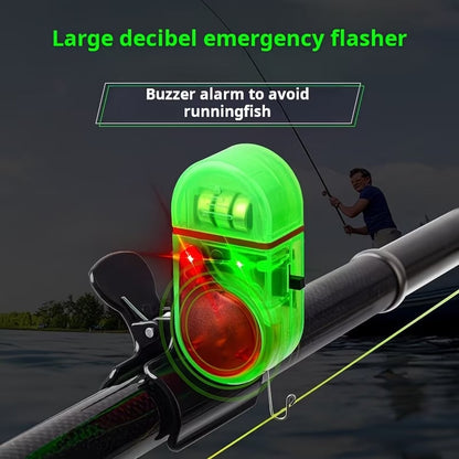 🚨🔊 Horgászbites Figyelmeztető Hanggal és LED Fénnyel – Érzékeny Horog Érzékelés Napközben és Éjjel 🎣🌙