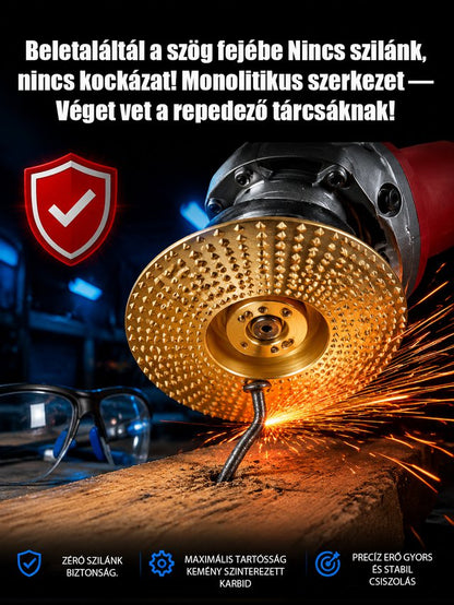 Gyors vésés és csiszolás sarokcsiszoló tárcsa