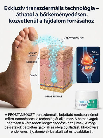 Gyökérokú lábidegfájdalom-javító krém