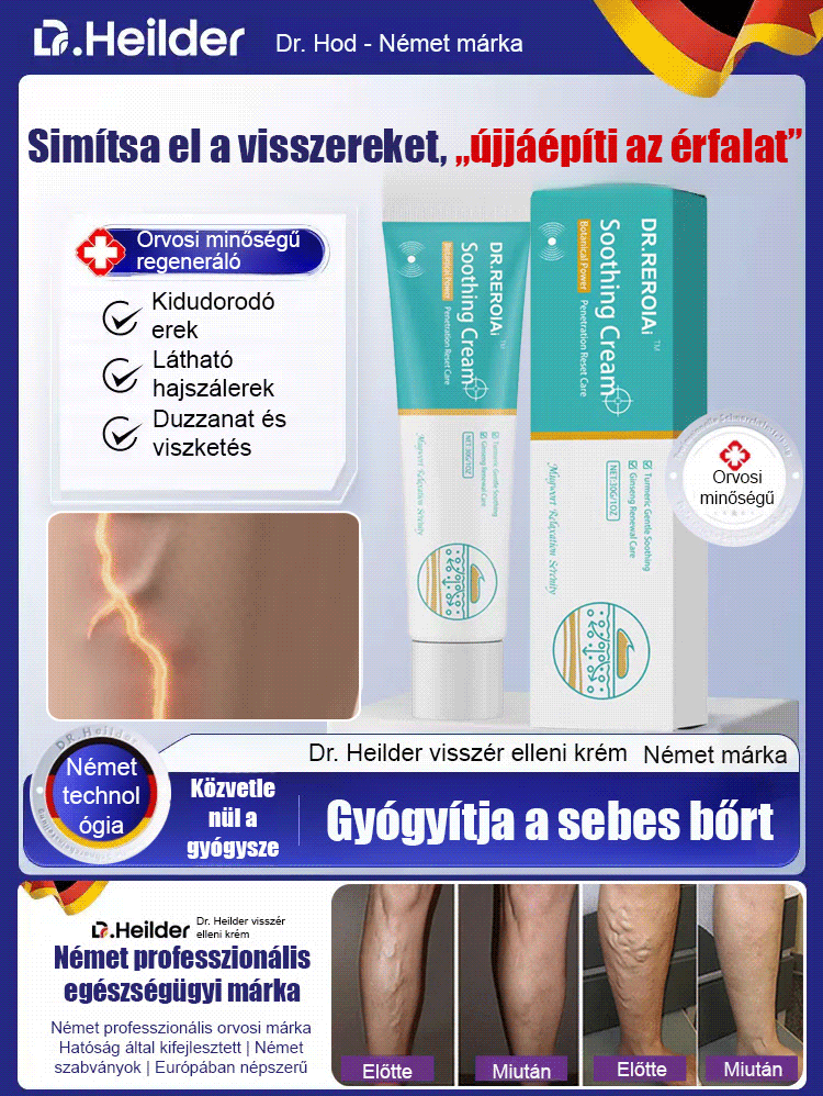 Visszérjavító krém