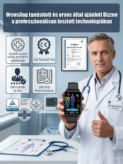 26 új M9Pro pontos, nem invazív vércukor- és vérnyomásmérő okosóra