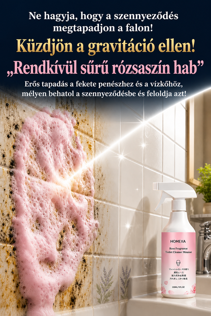 【Szennyeződés egy másodperc alatt tiszta】Virágillatú WC-tisztító és szennyeződéseltávolító