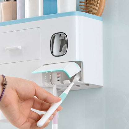 🛁 Toiletry szervező tartó – Fogkefe tartó és fürdőszobai szervező ✨
