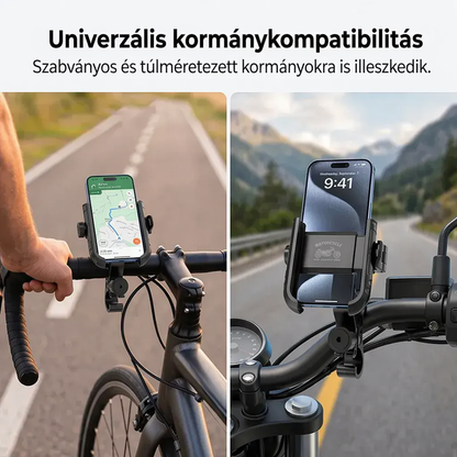 🚲✨ Gyorsan rögzíthető kerékpáros telefontartó 🛡️