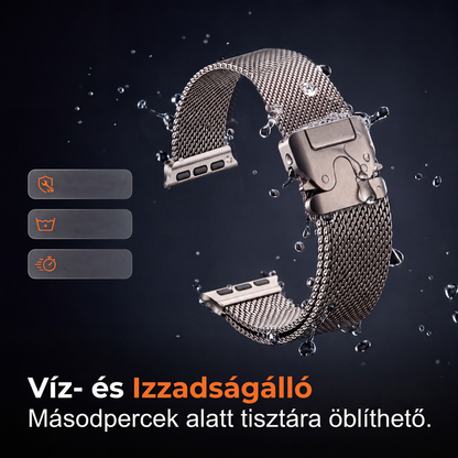 ⌚Rozsdamentes acél hálós óraszíj – Apple Watch-hoz