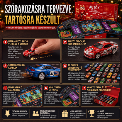 🚗 50% kedvezmény🏁Összecsukható játékautó-garázs játszókészlet