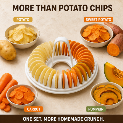 🥔 MOST 50% KEDVEZMÉNY! 🍟 Mikrohullámú sütőbe való házi burgonyaszirom-készítő gép – olajmentes, ropogós és egészséges – tökéletes házi rágcsálnivalókhoz 🥗✨