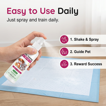 🐶🐱 Tisztasági nevelő spray kutyáknak és macskáknak – elősegíti a tisztasági nevelést ✨