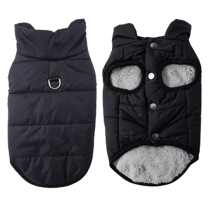 🐾 ✨ Kapucnis kutyakabát – béléses gyapjúval, szélálló 🧥