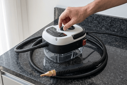 💧2500W kézi, magas hőmérsékletű, nyomás alatt álló gőztisztító készülék