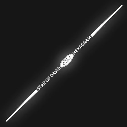 3D színes lézerfényvisszaverő autómatricák 4 db