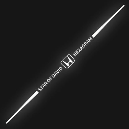 3D színes lézerfényvisszaverő autómatricák 4 db