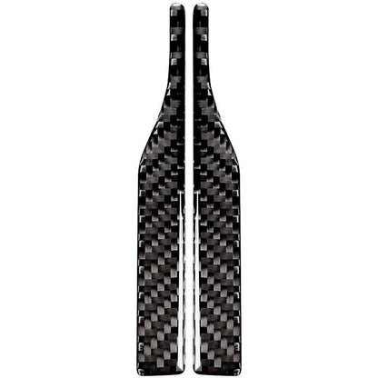 Szénszálas tükörmatrica ütésvédelemmel és logóval